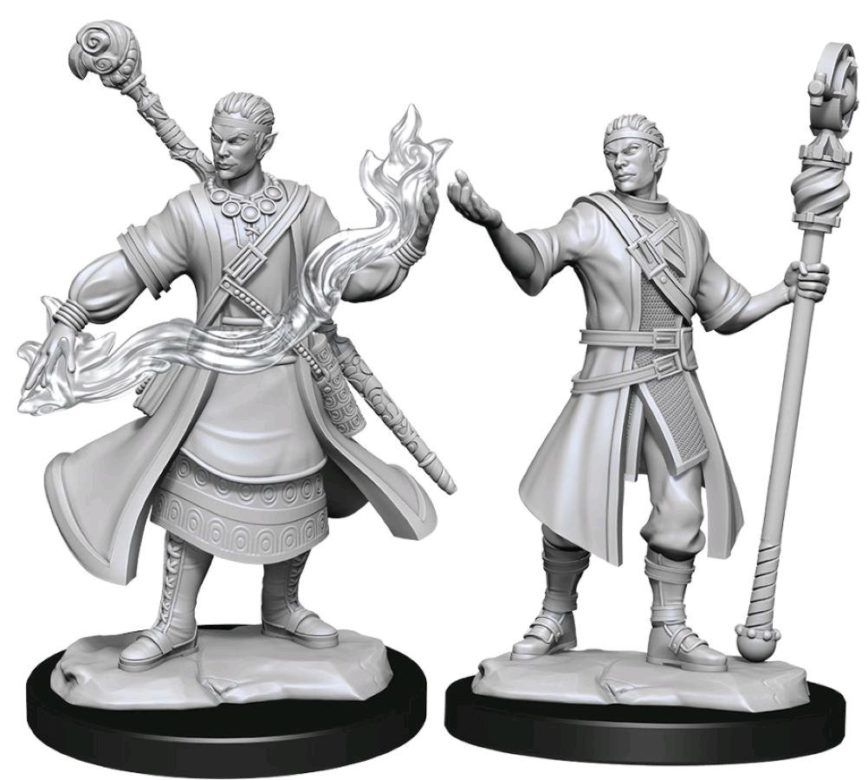 D&D Nolzur's Marvelous Miniatures - Half-Elf Wizard